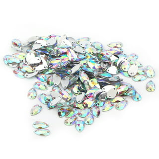 Mixed Shapes Glass Rhinestones Sew on Crystal Gems Flatback for Jewelry  Crafts Clothes Shoes - style 2