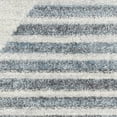 thumbnail image 3 of Nourison Astra Machine Washable Geometric Ivory Blue 2'2" x 10' Area Rug (2x10), 3 of 9