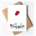 thumbnail image 1 of America Red Rose Botany Wedding Cards Congratulations Greeting Envelopes, 1 of 3