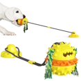 thumbnail image 4 of Juguete interactivo para masticar y masticar para perros, juguete de premios Pet IQ para perros y mascotas medianos y grandes. Amarillo, 4 of 9