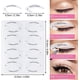 thumbnail image 3 of Plantilla para sombra de ojos, plantilla para delineador de ojos, pegatinas reutilizables, juego de herramientas de maquillaje ahumado, delineador de ojos de gato, ojos ahumados, plantillas para ojos ahumados/ojos de gato, 8 paquetes Rojo Verde, 3 of 5