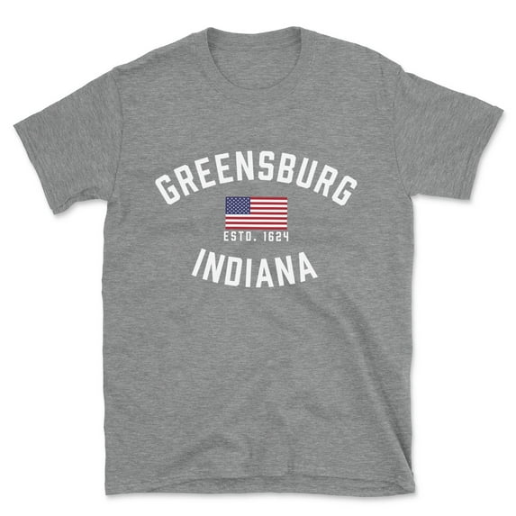 Greensburg Indiana Patriot Men's Cotton T-Shirt