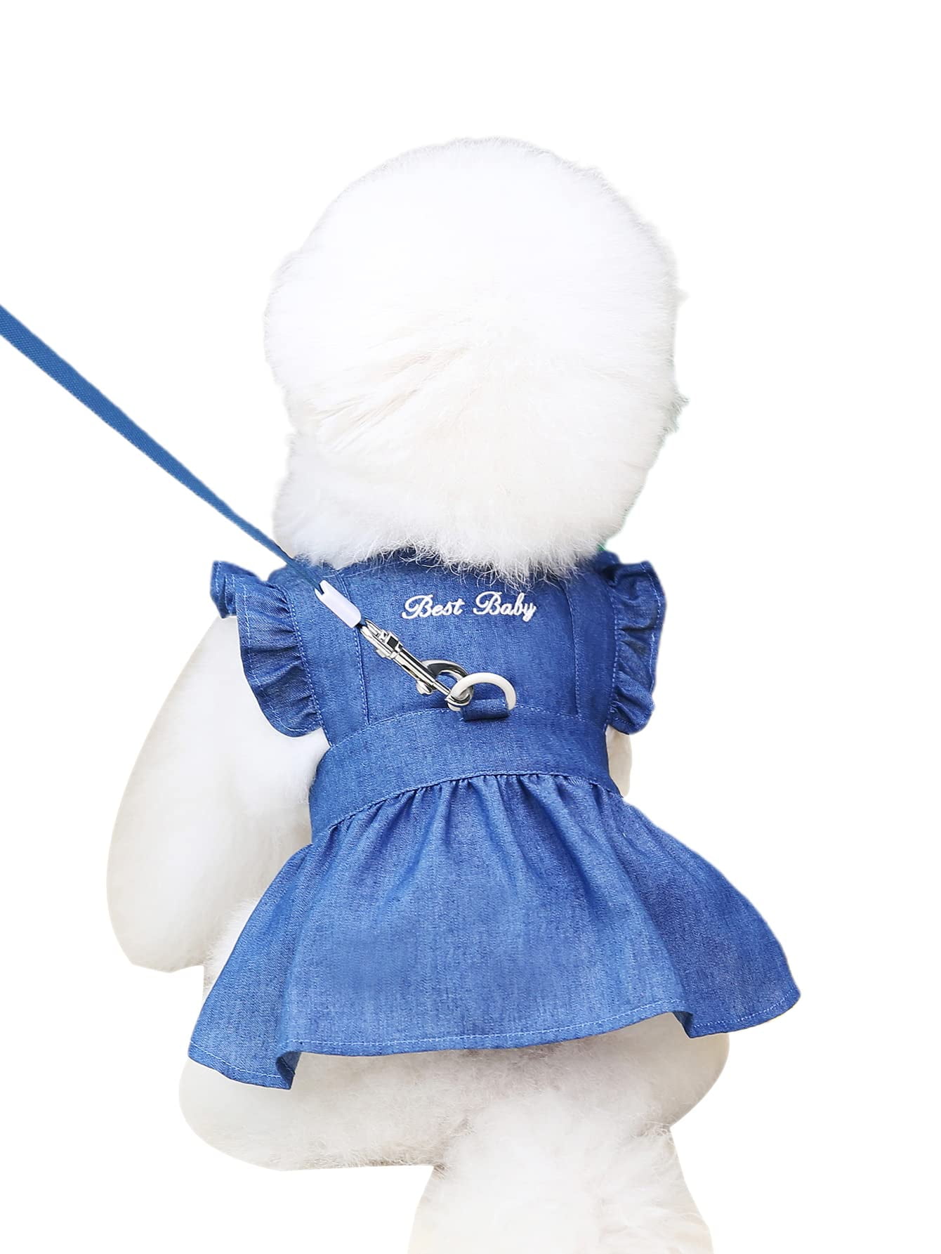 Dog Dress Letter Print Puppy Skirt Cute Doggie Dress Dog