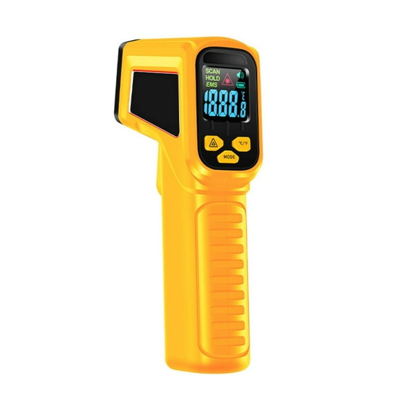 Rechargeable infrared thermometer with color screen and voice alarm function