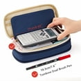 thumbnail image 6 of Canvas Pencil Cases, Pencil Case Big Capacity Pencil Pouch Storage Bag Organizer Navy Blue, 6 of 7