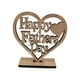 thumbnail image 3 of Decoración de corazón de madera, el mejor regalo para papá, letrero decorativo hueco, artesanía reflexiva Estilo A, 3 of 9