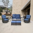 thumbnail image 2 of POCASSY 8 Piece Rattan Sofa Seating Group with Cushions, 2 of 11