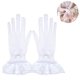 thumbnail image 1 of 1 par de guantes de encaje para mujer, guantes cortos elegantes, guantes de verano de cortesía para cenas de boda, 1 of 8