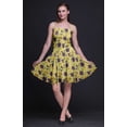 thumbnail image 4 of Bimba Robe d'Été Sans Manches Mini Fluide à Bretelles pour Femme, Robe Soleil à Imprimé Floral - Très Petit, 4 of 5
