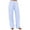 Light Blue, variant on ABATAB Women's Striped Pants Wide Leg Lounge Pajama Pants Elastic Waisted Casual Loose Fit Trousers Beach Bottoms