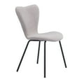 thumbnail image 4 of Thibideaux Dining Chair Light Gray Dining Chair, Modern Style, Stackable for space saving storage, Plywood, Indoor Dining, 4 of 12