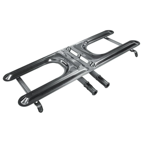 23515 16-Inch Fit Grill Universal H-Burner, Silver