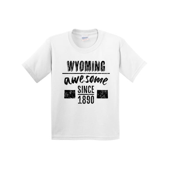 Inktastic Wyoming Awesome Since 1890 Youth T-Shirt