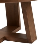Free Shipping! Better Homes & Gardens Ezra Coffee Table Walnut Finish 35.9 Inch Diameter Modern Round - Walmart.com