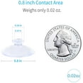 thumbnail image 3 of 20 Pack Clear Suction Cups 4/5 Inch PVC Plastic Sucker Without Hooks for Home Decoration and Organization, 3 of 5
