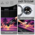 thumbnail image 5 of XYZCANDO Palm Tree Sunset Car Trunk Mat 29" x 39", Waterproof Cargo Liner with Non-Slip Backing, Stitched Edge Rear Trunk Protector for SUVs, Sedans and Trucks, 5 of 7