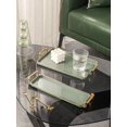 thumbnail image 3 of 1pc Modern Handle Design Kitchen Serving Tray Made Of Ps Material, 3 of 4