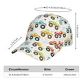 thumbnail image 5 of Goofa Cartoon Monster Trucks Printed Baseball Cap for Men and Women - Adjustable Unisex Hat for Sports and Casual Wear,Sun protection Casual Outdoor Everyday Fashion Cap, 5 of 9