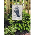 thumbnail image 2 of LADDKE Surf Aloha Lettering Surfing Shaka Hand Sign Surfer Hippie Beach Garden Flag Decorative Flag House Banner 12x18 inch, 2 of 2