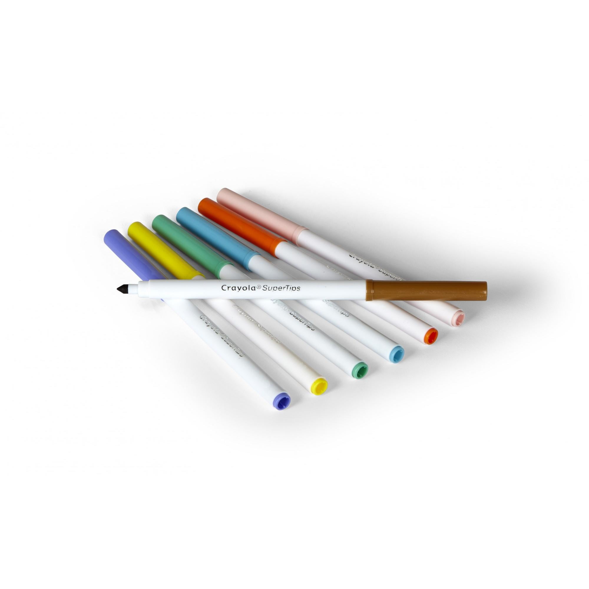 Crayola Markers Super Tips Washable 100 Count Colors NonToxic Art Set
