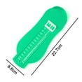 thumbnail image 5 of Foot Measurement Device | Kids Foot Length Measure Gauge Shoe Sizer Measuring for Infants Kids Men Women Adults,Green, 5 of 8