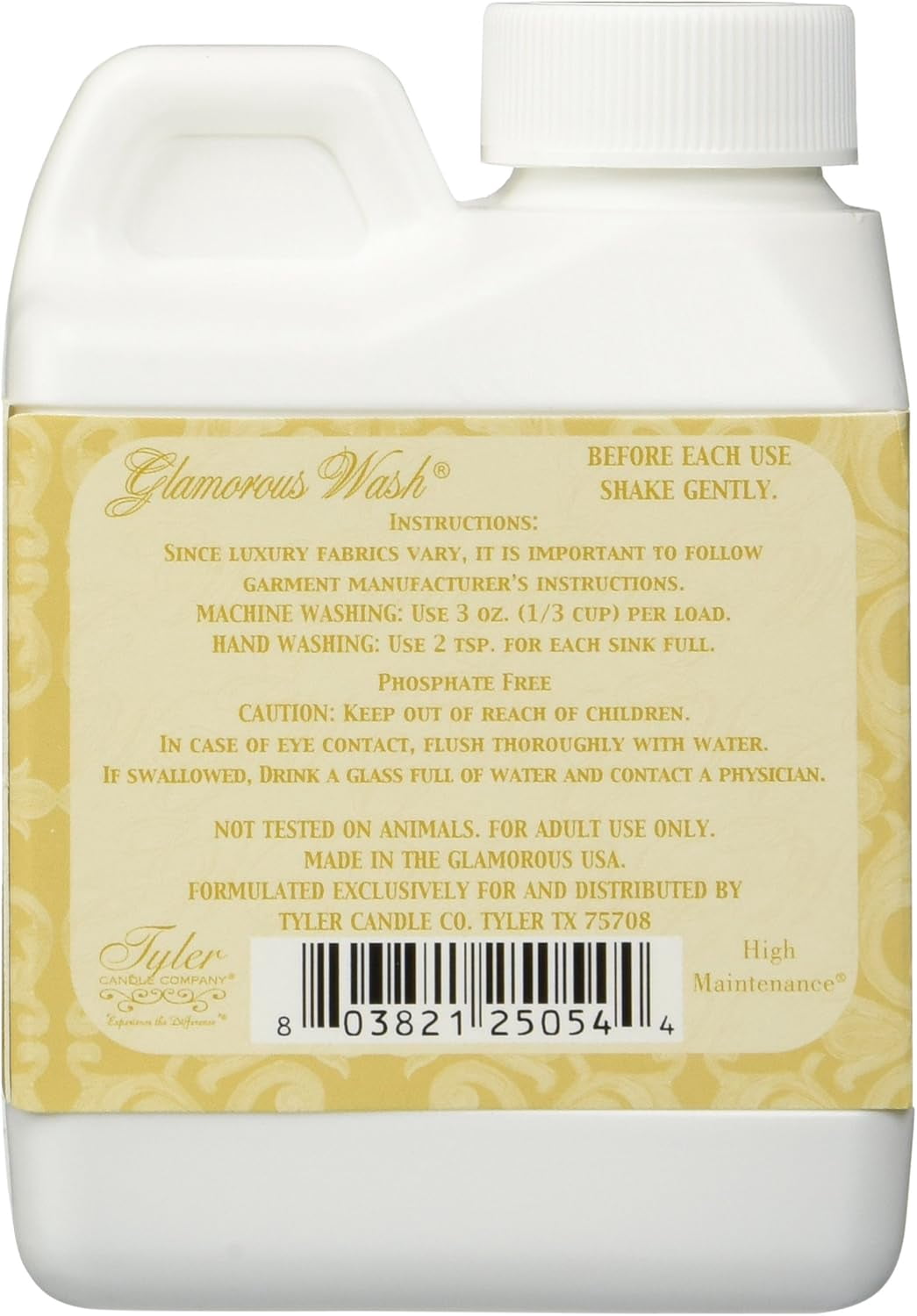 Tyler Glamorous Wash Fine Laundry Detergent, High Maintenance, French Market, Entitled, 4 oz, Pack of 3