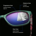 thumbnail image 2 of Progressive Presbyopic glasses Multi-Focus Reading Glasses Blue Light Blocking Readers, 2 of 3