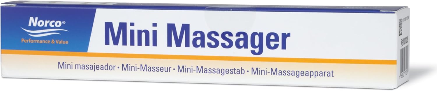 Therapeutic Massager with Battery. Hand-held Portable Therapeutic Vibrating Therapy Tool for Scar Tissue, Hand, Finger, Feet, Face, Elbow, Neck. Post-Surgery, Pain. NC70209