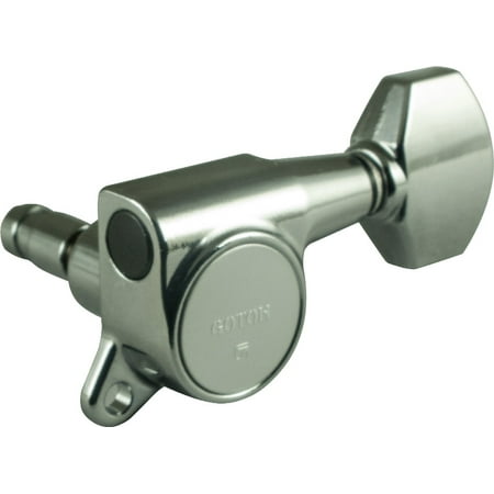- Gotoh Locking Schaller-style Knob Chrome Tuners (6-in-a-line)