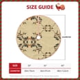 thumbnail image 4 of Bingfone Christmas Tree Skirt Mat Christmas Decoration Interior 48"-Vintage Bird, 4 of 8