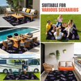 thumbnail image 3 of Purple Olive Fruits Outdoor Rug 4x6 Ft, Non Slip Washable Area Rug, Spring Farm Branches Leaves Plants Black Patio Rugs Carpet Runner, Large Floor Mat for Indoor/Outdoor Deck Porch Camping, 3 of 8