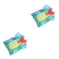 thumbnail image 1 of Matsuzay Toalla de baño, capucha de baño, toallita para niños, suministros de baño, equipo de natación, práctico estilo de dibujos animados lavable, Tipo 1 2piezas Matsuzay CBP585793, 1 of 6