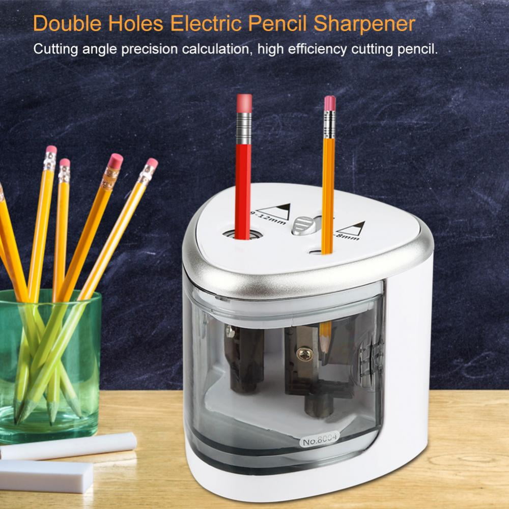 Garosa Tenwin Gray Double Holes Electric Pencil Sharpener School