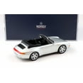 thumbnail image 3 of 1993 Porsche 911 Cabriolet Silver 1/18 Diecast Model Car by Norev, 3 of 5