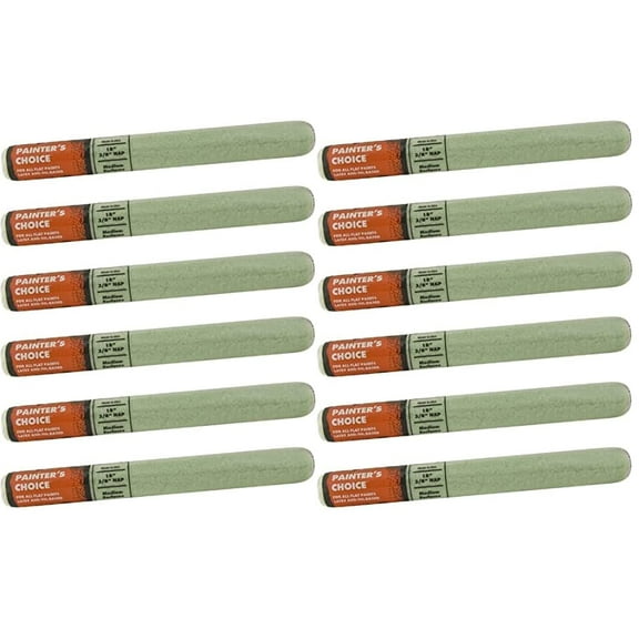 2 Set Wooster Brush R275 18 inch Painter's Choice Roller Cover, 3/8 inch Nap, Pack of 6