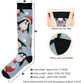 thumbnail image 3 of Coolnut Cute Penguin Compression Socks for Men & Women 1 Pack, Knee High Stockings for Running, Sport, Hiking & Travel, 3 of 6