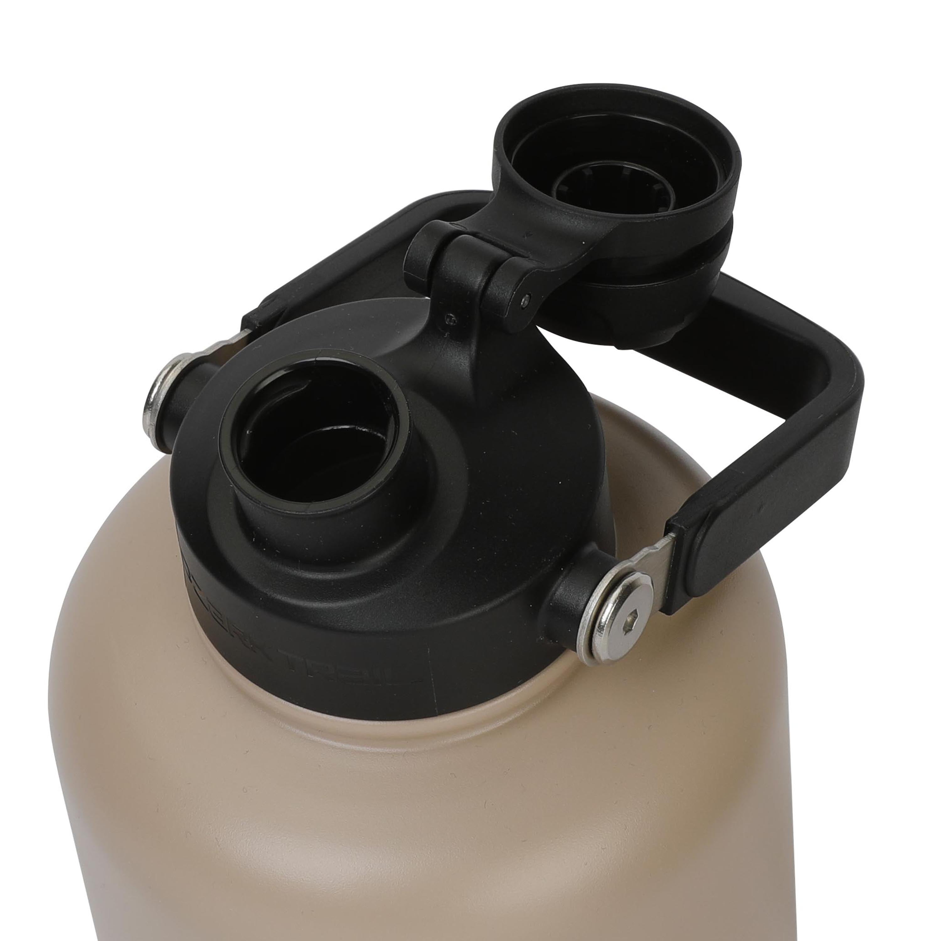 Ozark Trail 64 oz Stainless Steel Insulated Jug with Handle, Tan