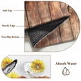 thumbnail image 6 of Rectangle Area Rugs 2.7 x 5 Ft, Sunflowers Farm Animals Non-Slip Residential Carpet, Vintage Wooden Animals Indoor Crawling Mats Runner Rugs for Living Room/Dining Room/Bedroom, 6 of 9