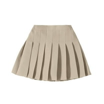 Girls Summer Fashion Tennis Pleated Skirt Casual Mini High Waist Slim Skirt for Kids Comfortable Stylish Outfit
