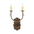 thumbnail image 3 of Meyda 144397 14 in. Samuel 2 Light with Crystals Wall Sconce, 3 of 4
