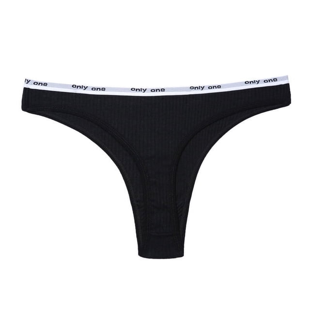 Ropa interior de mujer Tanga sexy de algodón puro para mujer, tentación caliente, cintura baja, hilo para niña