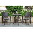 thumbnail image 3 of International Caravan 3 Piece Patio Bistro Set in Chocolate, 3 of 3