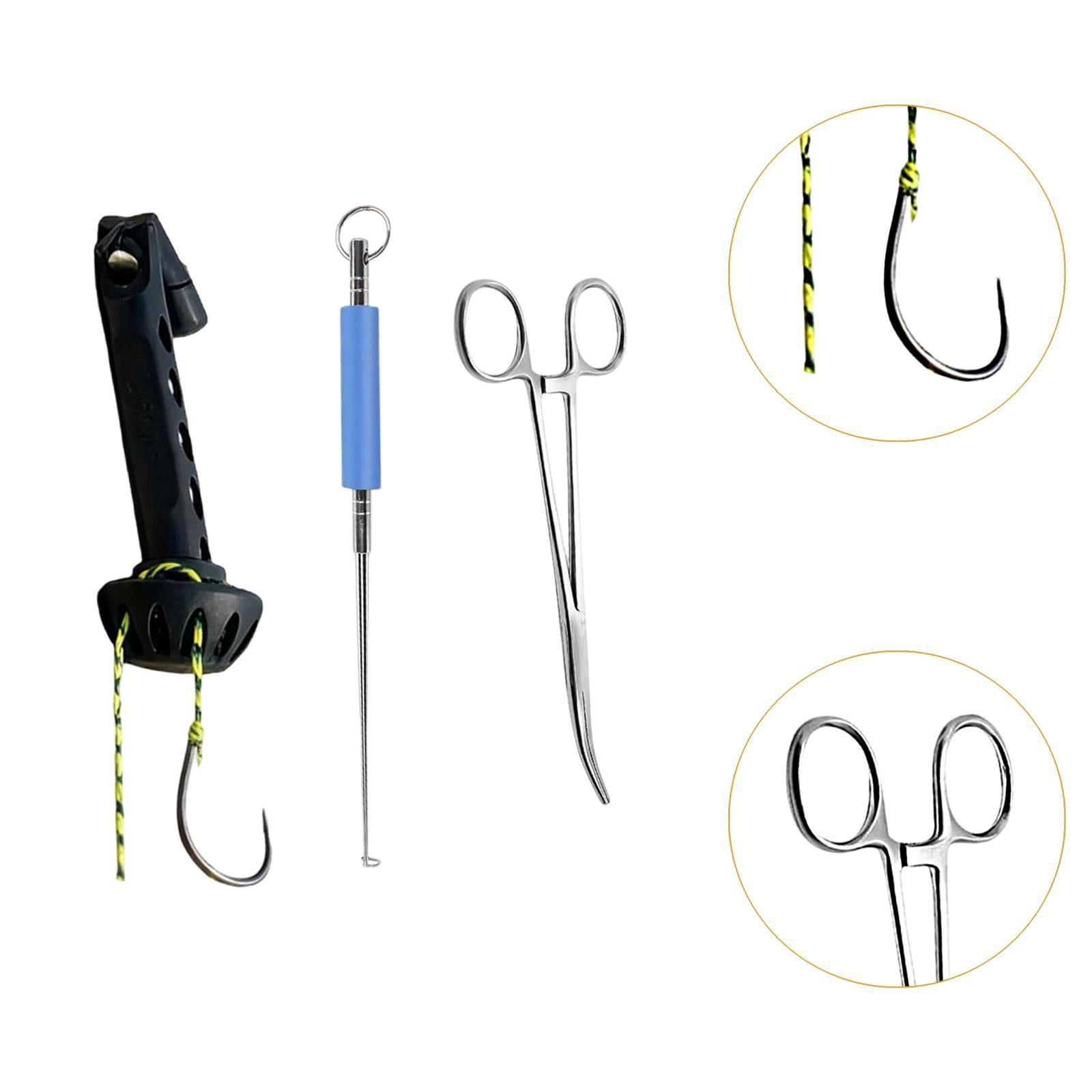 harayaa Outdoor Fishing Tools Kit, Fish Hook Remover Tool, Practical, Gear Durability, Sturdy Efficient, Hook Remover Stainless Steel
