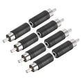 thumbnail image 5 of Adaptador Convertidor de Audio y Video Estéreo RCA Macho a 3.5mm Hembra Negro 8Pcs, 5 of 5