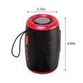 thumbnail image 3 of Nkmbld Portable Bluetooth Speaker Can Be Connected for Extended Battery Life and Multiple Playback Ways Small Speaker, Red, 3 of 8