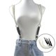 thumbnail image 2 of Punk-Inspired Suspenders for Women, Y-Shaped with Metal Clips, Adjustable Pearl Straps, 2 of 5
