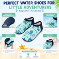 thumbnail image 4 of Baby Boys and Girls Swim Water Shoes Barefoot Socks Blue, 4 of 5