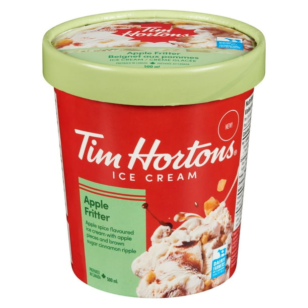 Tim Hortons Apple Fritter Ice Cream 500mL Walmart.ca