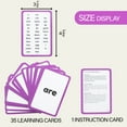 thumbnail image 4 of BAZIC Sight Words Flash Cards, Early Reading, Learn Recognize Words Vocabulary Cards (36/Pack), 2-Pack, 4 of 8