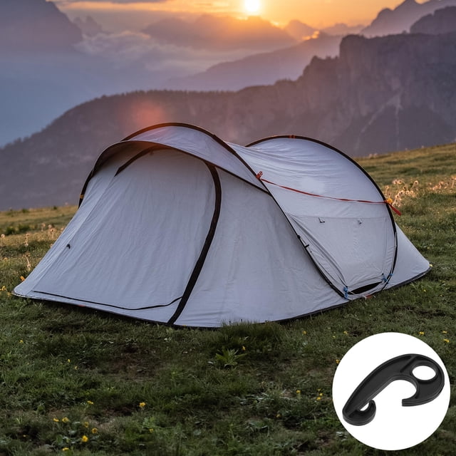 GOOHOCHY 20Ud Gancho De Plástico PVC Para Lona Y Toldo Con Antiviento Para Uso Doméstico